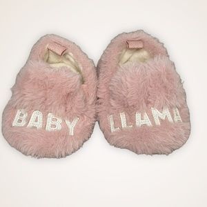 Baby Llama Slippers with Memory Foam 3-6 months